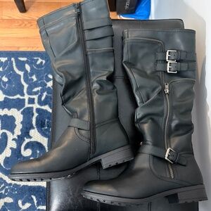 Women’s Tall Riding Boots Black   Size 8